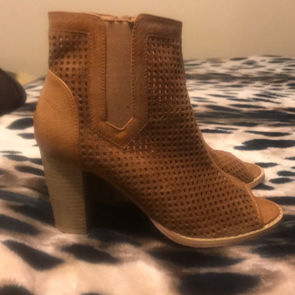 Beautiful open toe booties